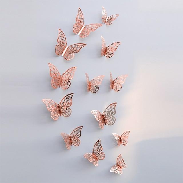 3D Butterfly Wall Stickers